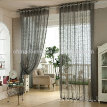Home decoration organza lace fabric living room curtain for balcony